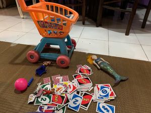 toys for children at Wulan Vegetarian Warung in Ubud