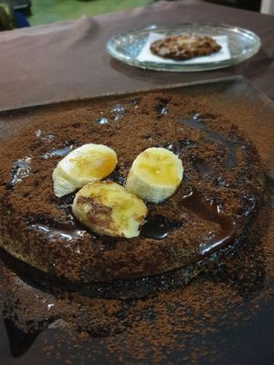 Banana crepe ❤ at Wulan Vegetarian Warung in Ubud