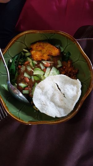 Peanut salad at Wulan Vegetarian Warung in Ubud
