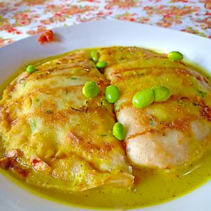 Savory Pancakes - stuffed with love and goodness. If you need some vegan comfort food you find what you're looking for at Wulan Vegetarian Warung at Wulan Vegetarian Warung in Ubud