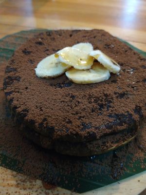 Amazing pancake at Wulan Vegetarian Warung in Ubud