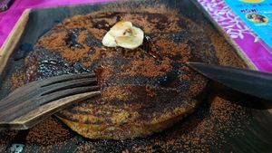 Pancakes! at Wulan Vegetarian Warung in Ubud