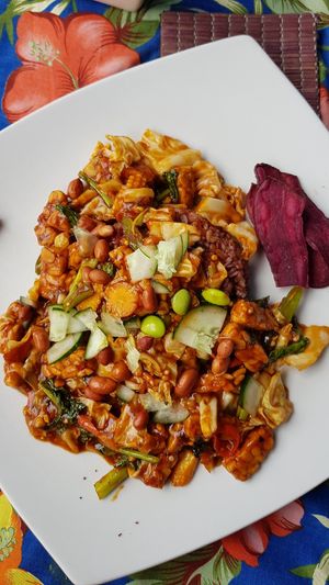 Spicy-Hottie Veg Tempe at Wulan Vegetarian Warung in Ubud