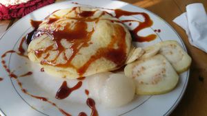 pancakes  at Wulan Vegetarian Warung in Ubud