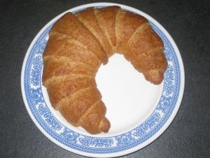 Bio croissant at Maran Vegan Bistro in Vienna