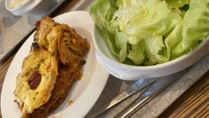 Lasagna at Maran Vegan Bistro in Vienna