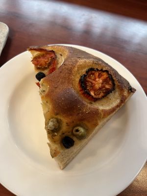 focaccia bread  at Maran Vegan Bistro in Vienna