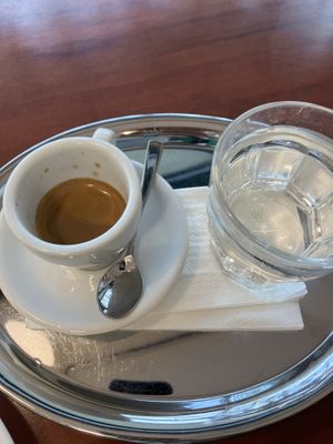 good espresso   at Maran Vegan Bistro in Vienna