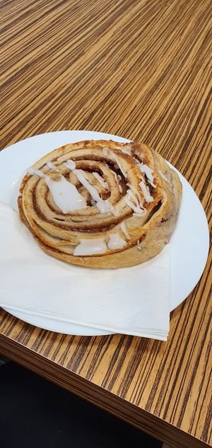 My pastry (that looked much better than it tasted) at Maran Vegan Bistro in Vienna