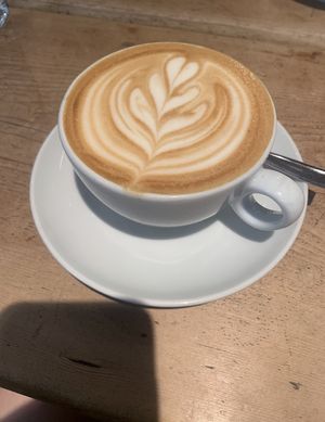 latte  at Brew Lab in Edinburgh