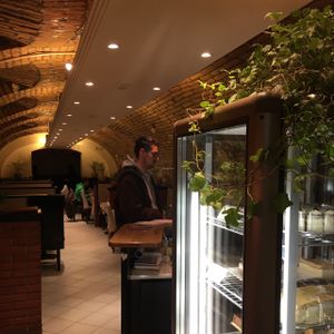 Lovely setting  at Napfenyes Bistro in Budapest