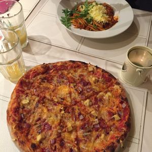 The pizza was heaven!  at Napfenyes Bistro in Budapest