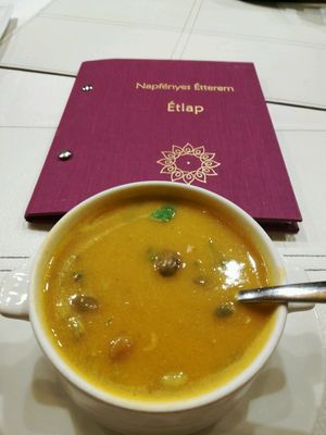 Soup at Napfenyes Bistro in Budapest