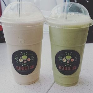 Leckere Bio-Smoothies, auch mit Superfoods at Kleeblatt Bar in Landsberg Am Lech