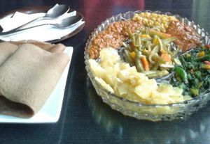 Sampler for 2 at Andu Caffe in East London