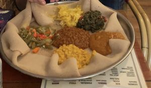   at Andu Caffe in East London