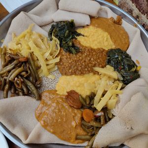  at Andu Caffe in East London