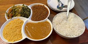 Rice platter for 2   at Andu Caffe in East London