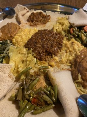   at Andu Caffe in East London