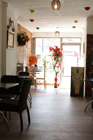 Andu Cafe has been refurbished lately in order to accommodate more people. The restaurant is now specious .  at Andu Caffe in East London