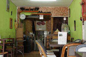 The interior of Andu Cafe - Andu Cafe has been refurbished lately in order to accommodate more people.  at Andu Caffe in East London