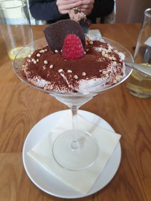 Vegan Tiramisu at triVida in Klagenfurt