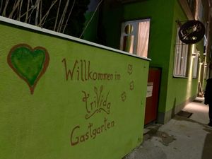 outside at triVida in Klagenfurt