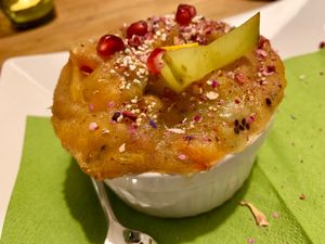 dessert at triVida in Klagenfurt