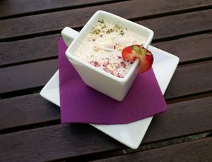 Cashew Suppe at triVida in Klagenfurt