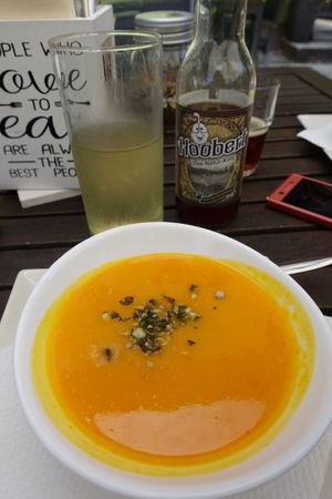 Pumpkin Soup at triVida in Klagenfurt