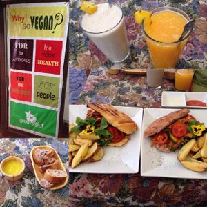 Lunchtime at Green Point! at The Green Patio in Cusco