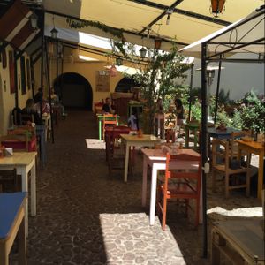 patio at The Green Patio in Cusco