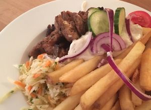 Vegan gyros. at Butze in Dusseldorf