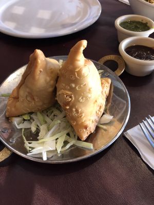 Vegetable Samosa at The Guru Fine Indian Cuisine in Niagara Falls