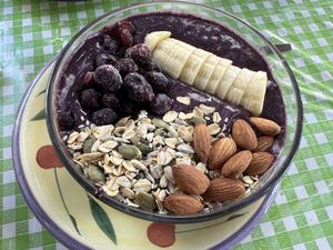 Smoothie bowl  #Veganuary at Mild cafe in Chiang Mai