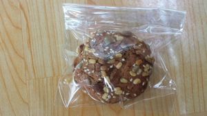 vegan masala spice cookie at Mild cafe in Chiang Mai