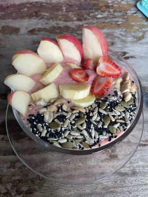 Strawberry Smoothie Bowl  at Mild cafe in Chiang Mai