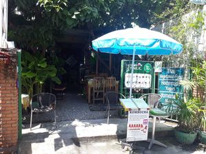 Outside at Mild cafe in Chiang Mai