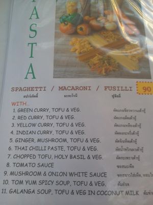 pasta at Mild cafe in Chiang Mai