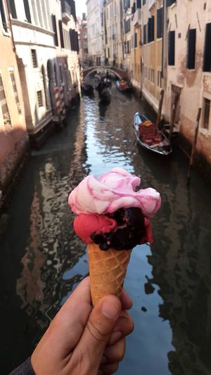 The cones are vegan too. at Gelatoteca SuSo in Venice