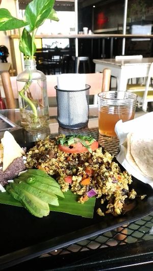 Machacado at Taller Veganico in Monterrey