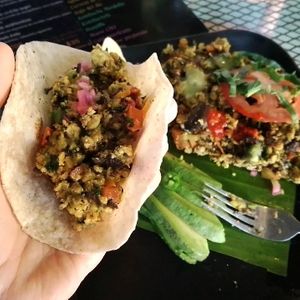 Oatmeal tortillas💥 at Taller Veganico in Monterrey