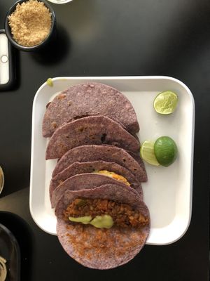 Tacos  at Taller Veganico in Monterrey