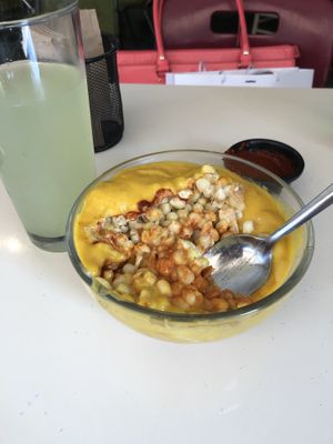 Elote at Taller Veganico in Monterrey