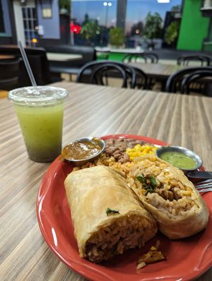 Chimichanga at Momcorn in Gurnee