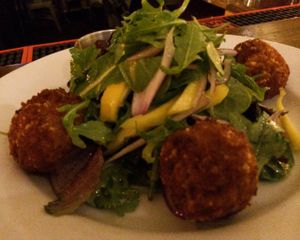 Corn and jalapeño fritters at The Thirsty Koala in Astoria