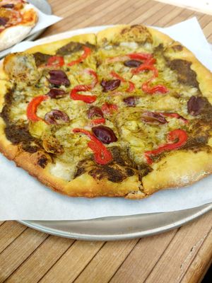 Pesto is a bit oily at Fiazza Fresh Fired - Byward Market in Ottawa