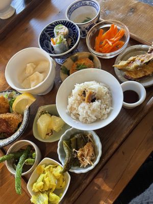 The recommendation dish   at Padma in Kyoto