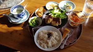 Calm lunch set at Padma in Kyoto
