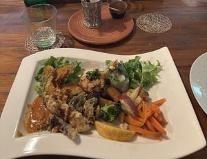 5 vegan dishess  at Padma in Kyoto